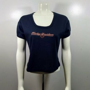 Harley Davidson Black Blouse